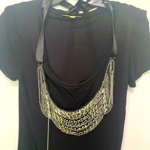 Gianni Bini embellished lux tee
